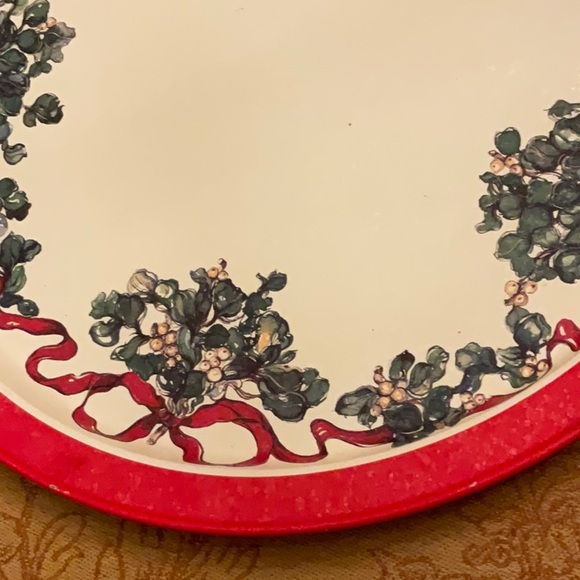 GORGEOUS Vintage enameled mistl tray! At least 25 years old. Condition fab. - Picture 5 of 8